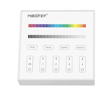 4 kanálový nástěnný ovladač RGBW, B3, 2xAAA, Mi-Light 4 kanálový nástěnný ovladač RGBW, B3, 2xAAA, Mi-Light