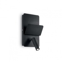 LED Nástěnné svítidlo Ideal Lux READ AP1 NERO, 176550 3W černé