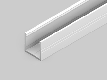 Hliníkový osvětlovací profil přisazený SMART16, bílý, BC3/U4 Hliníkový osvětlovací profil přisazený SMART16, bílý, BC3/U4