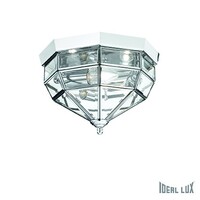 Stropní a nástěnné svítidlo Ideal Lux NORMA PL3 CROMO, 094793