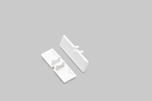 Koncovka profilu BACK10 bílá s otvorem, 90150001 Koncovka profilu BACK10 bílá s otvorem, 90150001