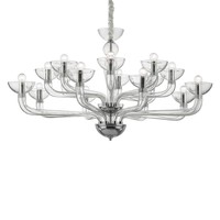  Závěsné svítidlo Ideal Lux Casanova SP16 transparente 044248 čiré 120cm  