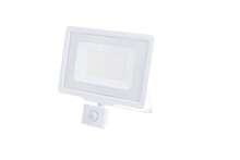 LED SMD reflektor se senzorem City Line 50W, IP65, bílé provedení, 6000K