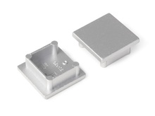 Koncovka přisazeného profilu SMART16 stříbrná, F1990040