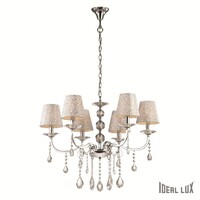 Závěsné svítidlo Ideal Lux PANTHEON SP6 ARGENTO, 088051