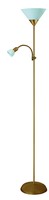 Stojací lampa Rabalux 4065 Action E27 + E14, 230V, IP20,bronzová-bílá, Kov, plast