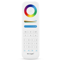 6 kanálový dálkový ovladač RGB+CCT, 2.4GHz RF, FUT089S, Mi-Light 6 kanálový dálkový ovladač RGB+CCT, 2.4GHz RF, FUT089S, Mi-Light