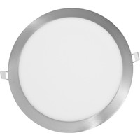 LED panel LADA 300mm, kruhový vestavný, broušený hliník, 25W