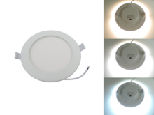 Kulatý 6W CCT LED panel, nastavení barvy 3000-6500K, 450Lm, 3 roky záruka