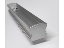 Koncovka profilu SURFACE 2 plná, stříbrná