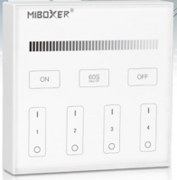 Dotykový panel pro jednobarevné LED, 4 zóny , B1, 2x AAA,MiLight