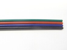 Kabel RGB plochý 4×0,3