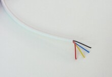 Kabel RGB kulatý 4x0,19