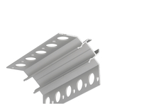 Hliníkový profil UNI-TILE12 pod obklad 90st PLUS, eloxovaný, C Hliníkový profil UNI-TILE12 pod obklad 90st PLUS, eloxovaný, C