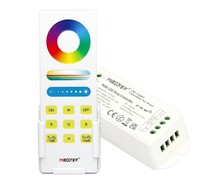 Sada RGB LED ovladače a přijímače, 2.4GHz, 12-24V, Max. 15A, FUT043A, Mi-Light Sada RGB LED ovladače a přijímače, 2.4GHz, 12-24V, Max. 15A, FUT043A, Mi-Light