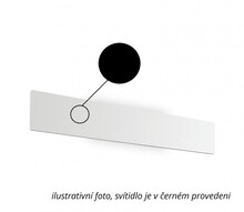 LED Nástěnné svítidlo Ideal Lux ZIG ZAG AP22 NERO, 179322 22W 2090lm 53cm černé