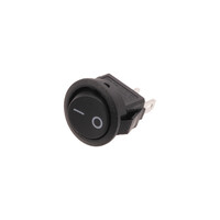 Vypínač kolébkový 250V 2A 16,4mm černý Vypínač kolébkový 250V 2A 16,4mm černý