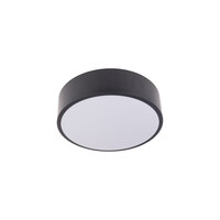 LED svítidlo RENDO 24W CCT, kulaté, černé, stropní