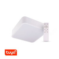 SMART Tuya LED svítidlo RENDO, 36W CCT hranaté, bílé