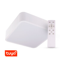 SMART Tuya LED svítidlo RENDO, 48W CCT hranaté, bílé