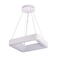 Závěsné LED svítidlo ZULU 48W CCT hranaté, bílé