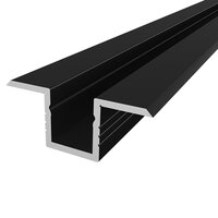 LED profil P6-4 černý mini vestavný LED profil P6-4 černý mini vestavný