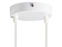 Válcový kovový stropní baldachýn - 2 otvory