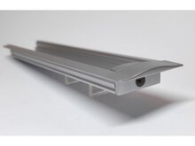 Koncovka pro profil RECESSED 1 s otvorem, stříbrná Koncovka pro profil RECESSED 1 s otvorem, stříbrná