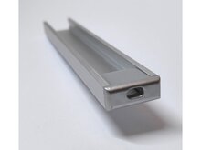 Koncovka profilu Surface 6 s otvorem, stříbrná