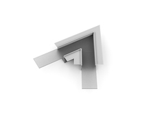 VARIO30-05 rohová spojka 60 st eloxovaná, V4720020s VARIO30-05 rohová spojka 60 st eloxovaná, V4720020s