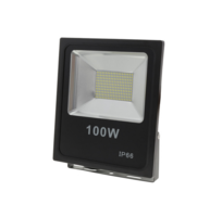 LED SMD reflektor 100W, IP66, 8000lm, černé provedení