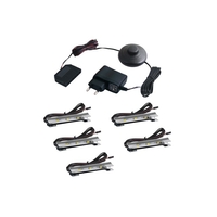 Kovové LED svítidlo pro osvětlení skleněných polic, 5ks,12VDC, IP20, 66x15x10 Kovové LED svítidlo pro osvětlení skleněných polic, 5ks,12VDC, IP20, 66x15x10