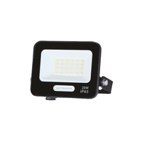 LED SMD reflektor 20W, IP65, černé provedení