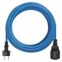 Odolný prodlužovací kabel 20 m / 1 zásuvka / černý / silikon / 230 V / 1,5 mm2 Odolný prodlužovací kabel 20 m / 1 zásuvka / černý / silikon / 230 V / 1,5 mm2