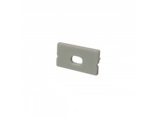 Koncovka profilu Surface 8 s otvorem, šedá Koncovka profilu Surface 8 s otvorem, šedá