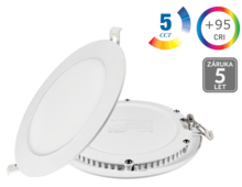 12W LED panel 95X kulatý, PROFI, 5CCT, bílý, 5let záruka 12W LED panel 95X kulatý, PROFI, 5CCT, bílý, 5let záruka
