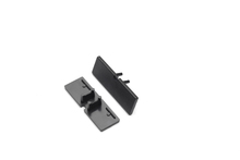 Koncovka profilu BACK10 černá s otvorem, 90150002 Koncovka profilu BACK10 černá s otvorem, 90150002