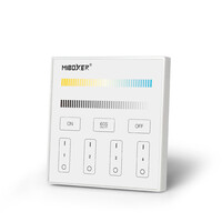 Dotykový DMX panel CCT, 4 zóny, X2, Mi-Light Dotykový DMX panel CCT, 4 zóny, X2, Mi-Light