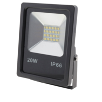 LED SMD reflektor 20W, IP66, NW, černé provedení, OP5435
