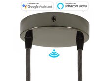 Smart válcový kovový stropní baldachýn - 2 otvory