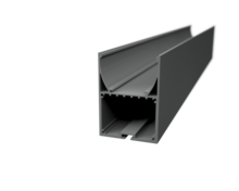 Hliníkový LED profil SUSPENDED 1 s prostorem pro zdroj, stříbrný, LP411