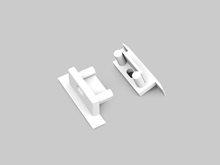 BEGTIN12 koncovka SQ bílá s otvorem, C8970001