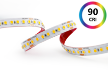 LED pásek 16,8W, CRI>90, PROFI, 160LED, 24VDC, 10mm, 130Lm/W, 2835, 5let záruka, IP20