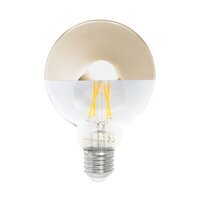 LED žárovka G95, E27, zlaté sklo, 7W, 800lm, 2700K