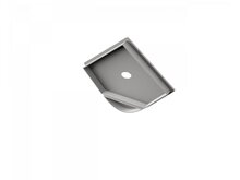 Koncovka pro profil CORNER 5 s otvorem, bílá Koncovka pro profil CORNER 5 s otvorem, bílá