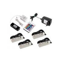 RGB LED svítidlo pro osvětlení skleněných polic, 4ks, 12VDC, IP20, 63x22x11 RGB LED svítidlo pro osvětlení skleněných polic, 4ks, 12VDC, IP20, 63x22x11