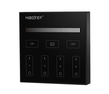 Dotykový panel pro jednobarevné LED, 4 zóny , B1B, 2x AAA,MiLight Dotykový panel pro jednobarevné LED, 4 zóny , B1B, 2x AAA,MiLight