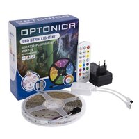 Voděodolná sada RGB LED pásku s ovladačem a zdrojem, Bluetooth music, 36W, stmívatelný, IP54  Voděodolná sada RGB LED pásku s ovladačem a zdrojem, Bluetooth music, 36W, stmívatelný, IP54