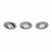 Asterope 3SET SVÍT. PODHLEDOVÁ LED 3x4,5W 1500lm 2700K, šedá