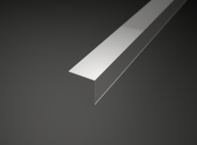 Difuzor pro profil CORNER 2 hranatý, čirý, LP203-TRANC